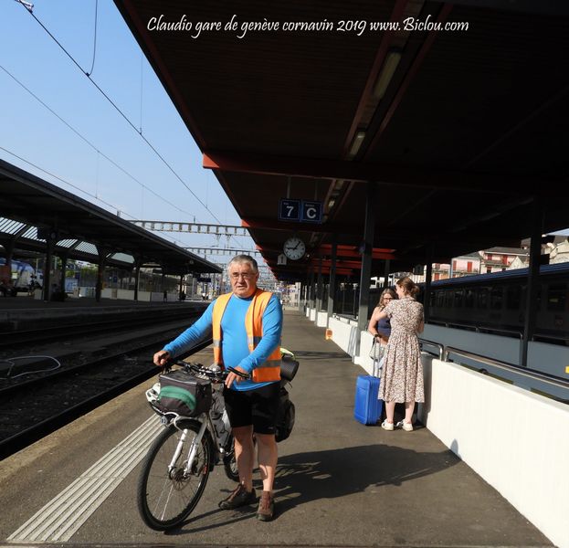 Claudio au départ de Genève 2019