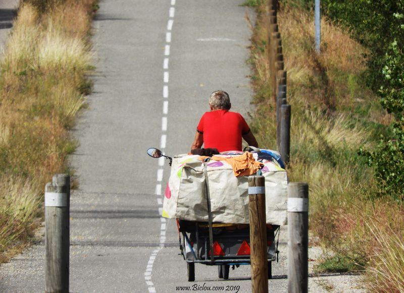 Cyclo chargé ..
