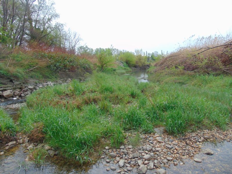 Heureusement peu d'eau dans cet affluent du Rhône