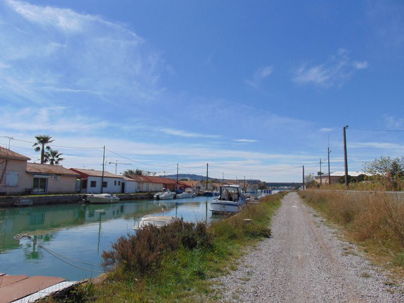 Arrivée à Sète par le canal du Rhône à Sète