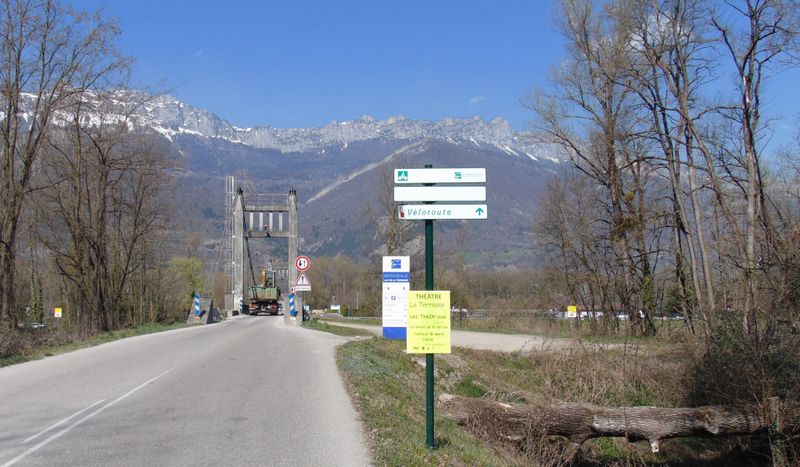 La Terrasse ; Balisage vélo