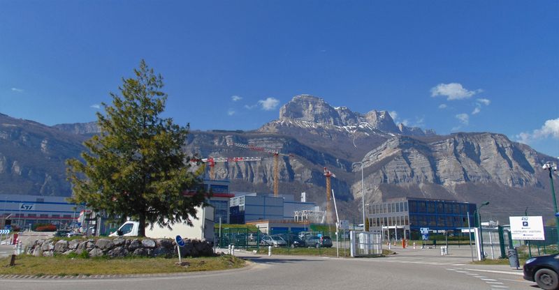 Vue sur le fameuse Dent de Crolles