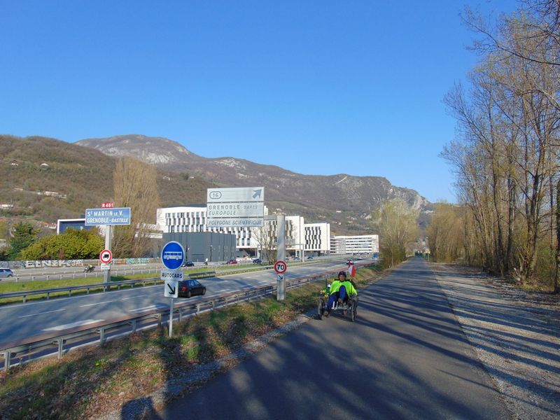 Sortie de Grenoble sur la V63