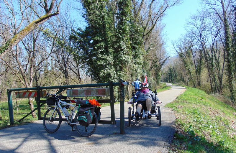 Fin de la piste cyclable à Gervais