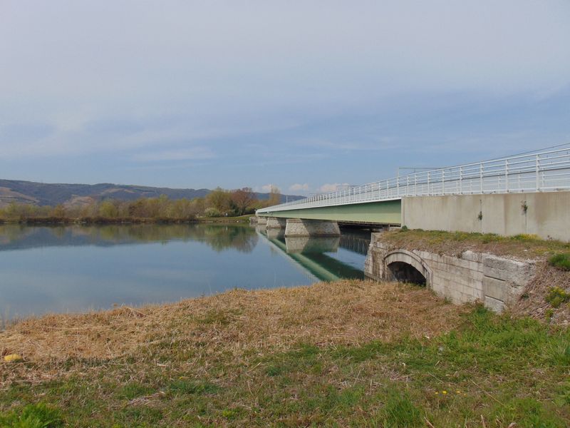 Jonction isère - Rhône ViaRhôna - ViaPreAlpina