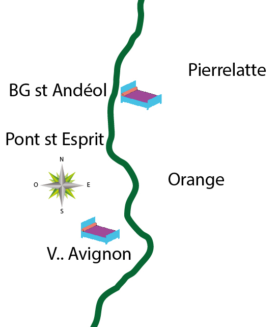 Sur ViaRhôna et eurosvélo 17 