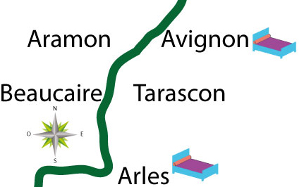Sur ViaRhôna et eurosvélo 17 