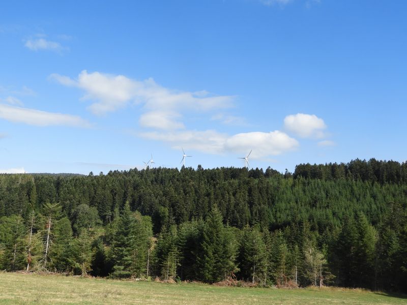 Eoliennes du plateau Ardéchois
