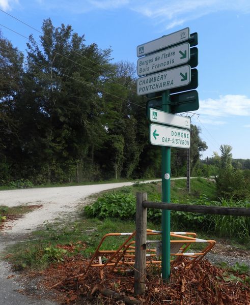 Fin du bout de voie verte de Gières à Domène