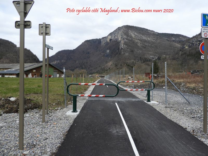 Voie verte côté Magland