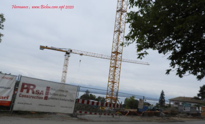 On construit encore et encore à Hermance ..