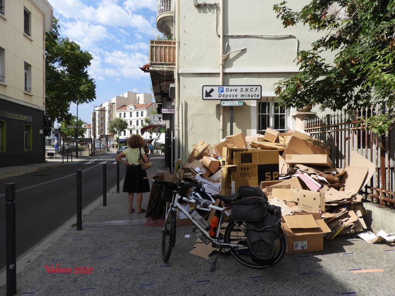 Cartons pour emballer le vélo dans le Train ? à Valence 