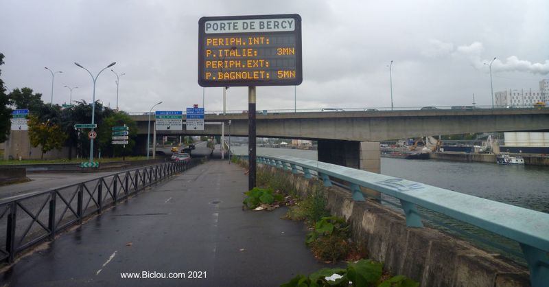 Sortie de Paris, le long de la Seine, voie verte bien connue du Claudio, Faverges n'est plus loin ..