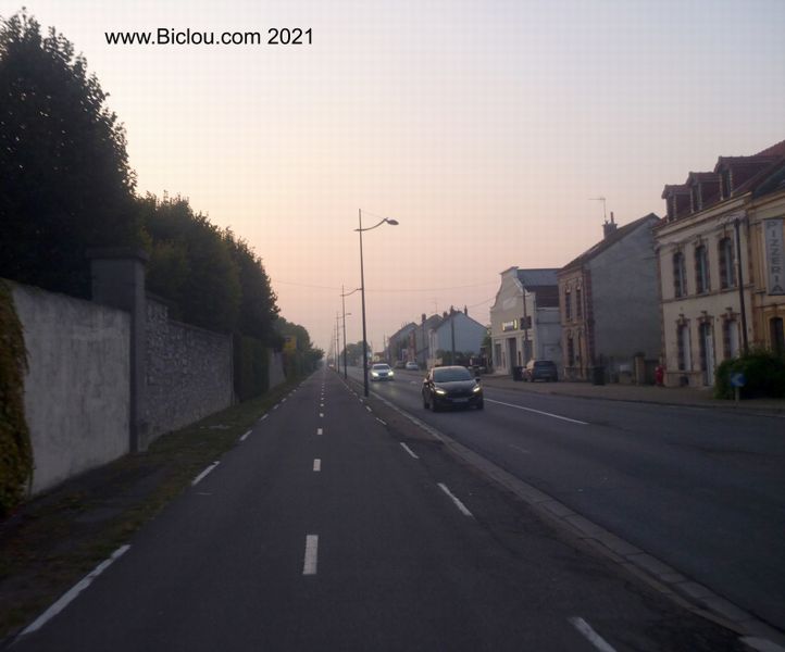 Piste cyclable Romilly