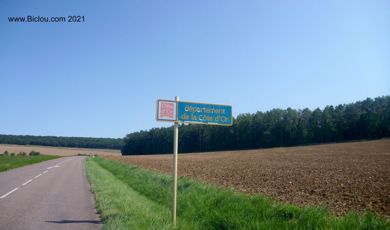 Arrivée en côte d'or