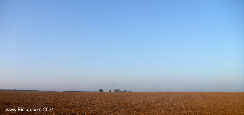 Beau plateau de labours