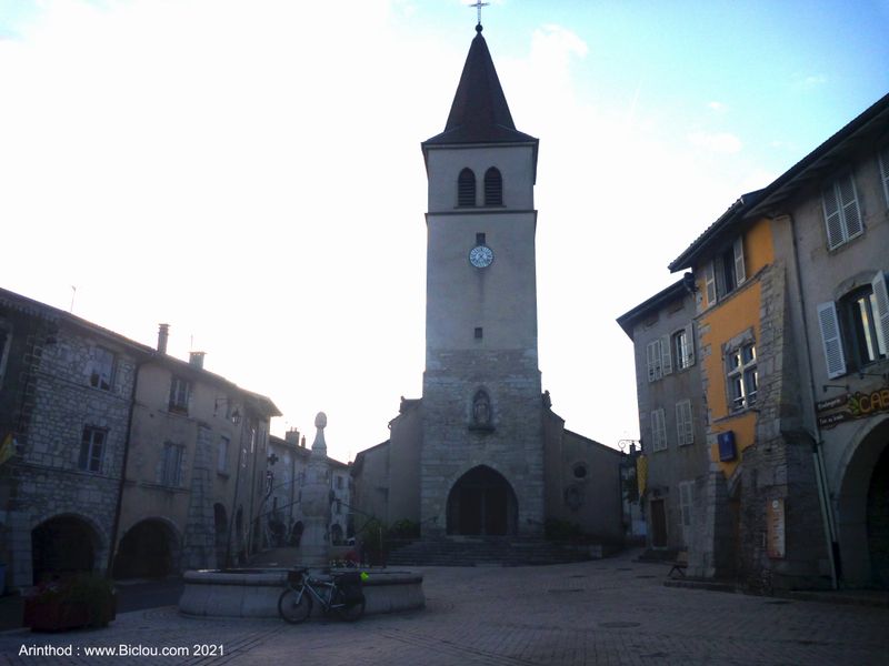 Eglise de Arinthod, au petit matin, chagrin