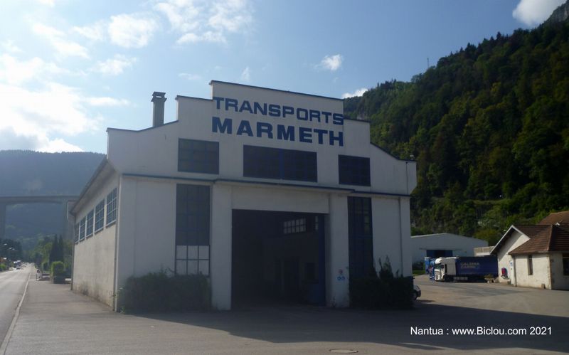 Les fameux camions de chez Marmeth, que l'on voit sur nos routes, sont à Nantua