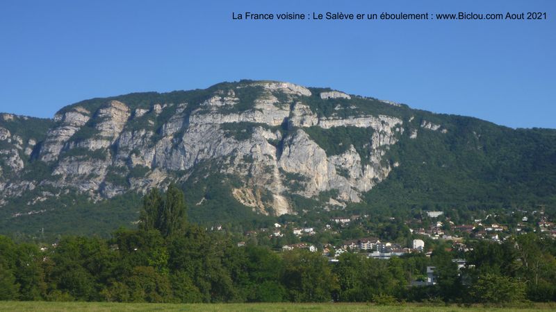 Eboulement sur le Salève : Et dire que dans 1 million d'années tout sera réduit en poussière