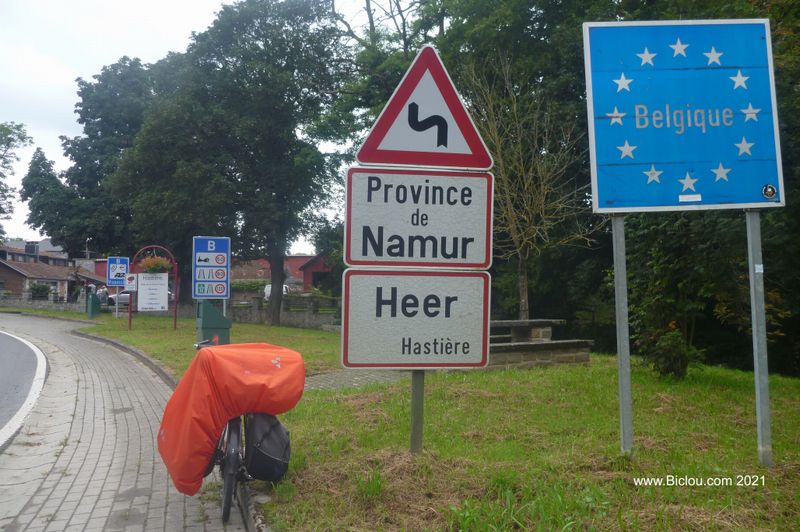 On arrive en Belgique