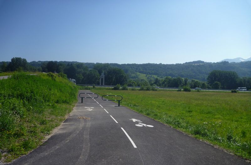 Nouveauté 2021 : voie verte au niveau de Scientrier , direction Arenthon et Bonneville