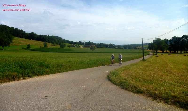 Cyclistes, Du côté de Sillingy