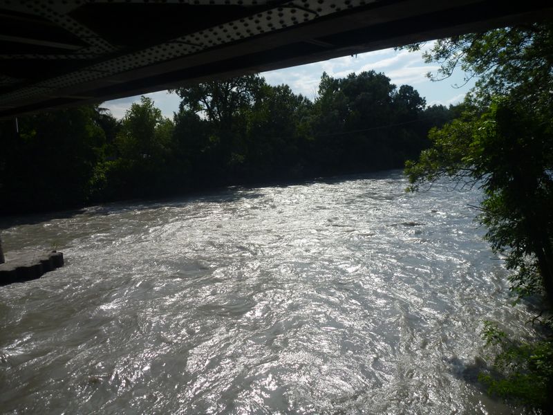 Du bouillon dans l'Arve