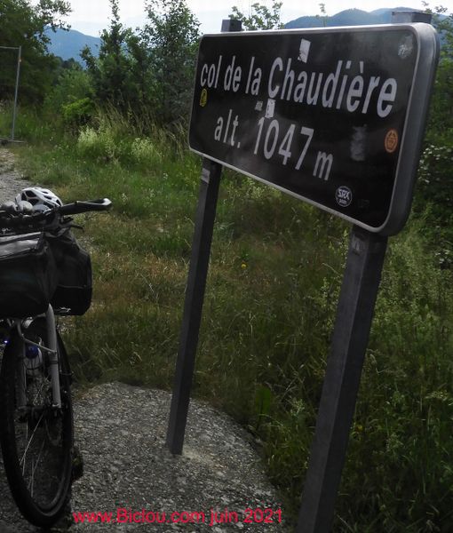 Le voilà ce fameux col de la Chaudière