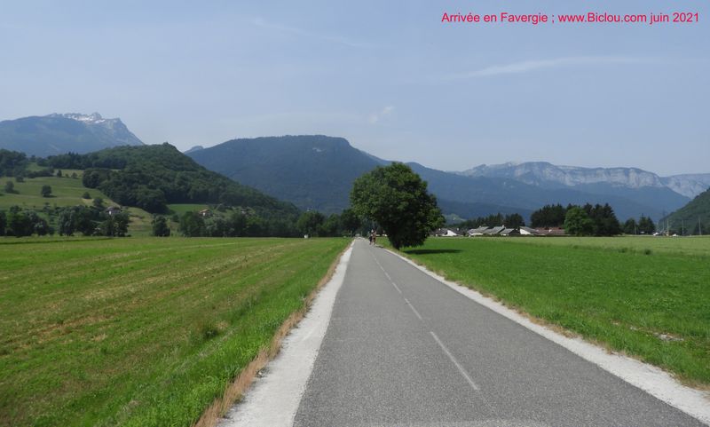 Faverges en vue, Le crêt de Chambellon, la Sambuy, la Motte, le Charbon : les Bauges en arrière plan