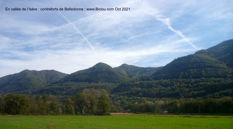 Et sur la main droite : Contreforts de Belledonne