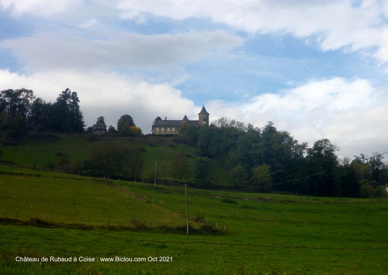 Château de Rubaud, à Coise (Savoie)