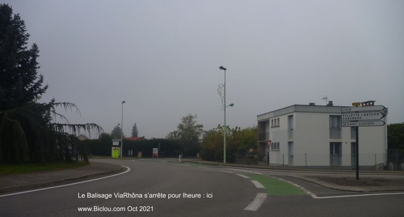 Nord isère : Fin Balisage ViaRhôna (2021)