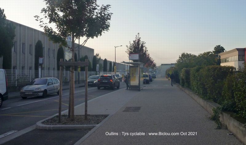 Oullins, aménagements cyclables