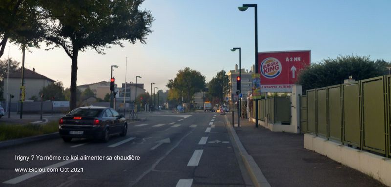 Irigny : continuité cyclable assurée : bien
