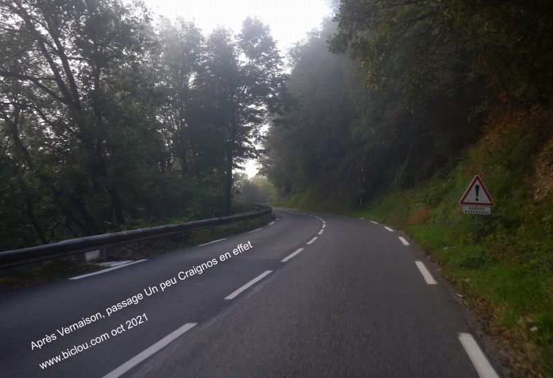 Après Vernaison, tjrs sur la D 315, passage en effet un peu craignos, mais calme ce jour