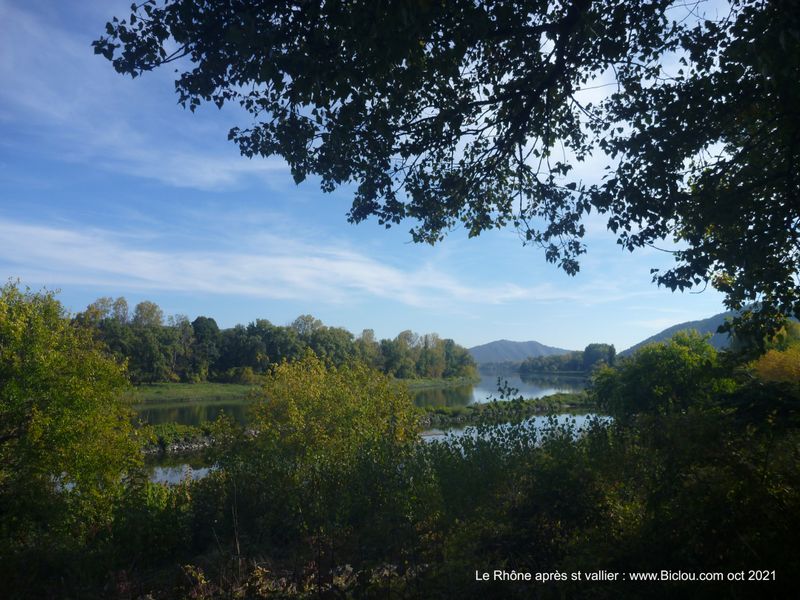 Le Rhône après st Vallier