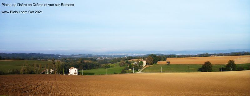 Plaine de l'Isère en Drôme
