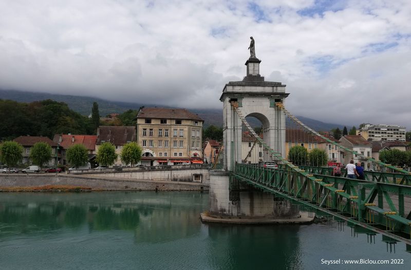Le Rhône à Seyssel en 2022