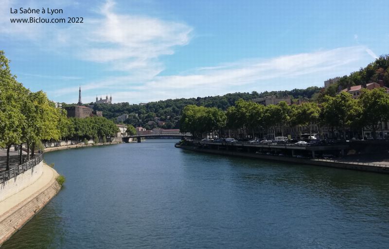 la Saône à Lyon