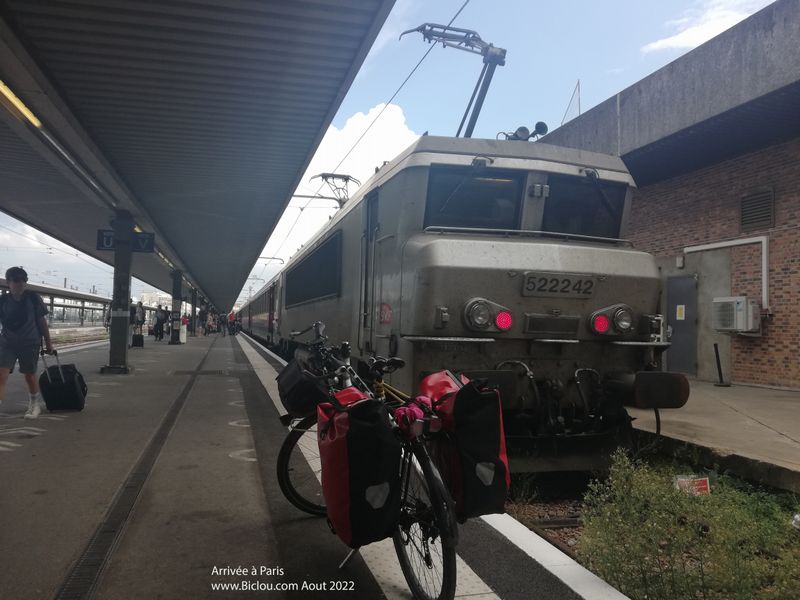 Arrivée à Paris par le TER : Lyon - Paris Bercy (2022)
