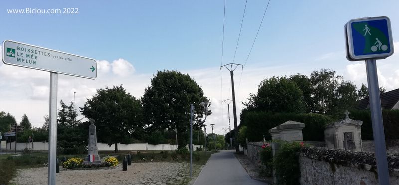 Le Mée non loin de Melun