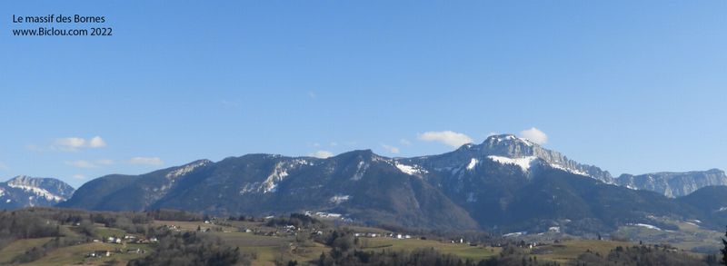 Le massif des Bornes