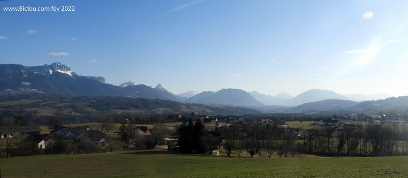 Vue sur les Bauges