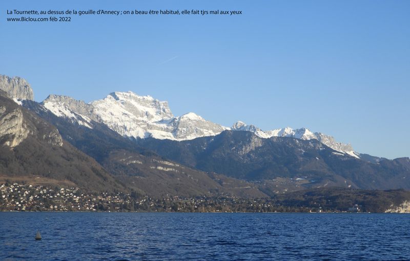 La Tournette, veille sur la Gouille d'Annecy