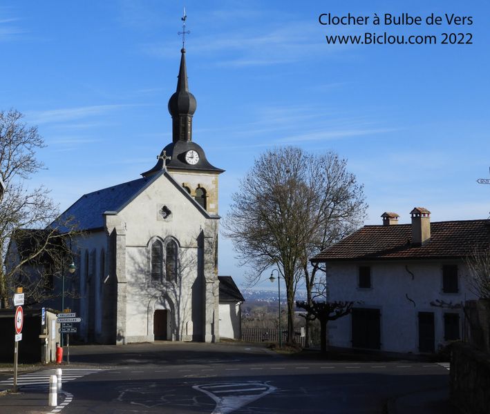 Clocher à Bulbe de Vers (Haute Savoie)