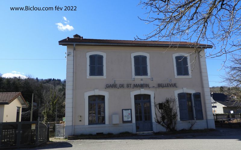 Gare sncf de saint Martin Bellevue (haute savoie)
