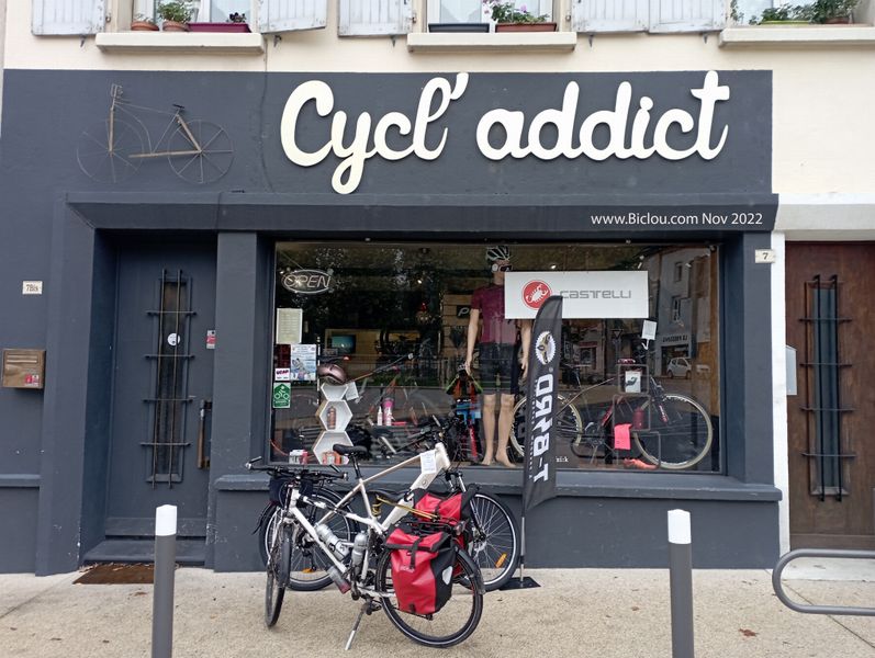 Sur ViaRhôna : Vélociste Cycl' addict à : Le Pouzin (Ardèche) , pourrait servir un jour ..