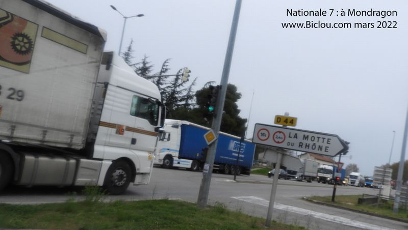 Nationale 7, à Mondragon : Heureux ?