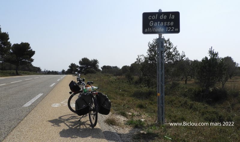 Col de la Gatasse, pas le plus diificile, mais on s'en serait bien passé présentement