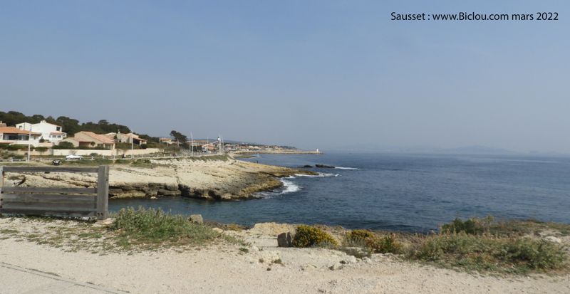 La mer .. du côté de Sausset les pins